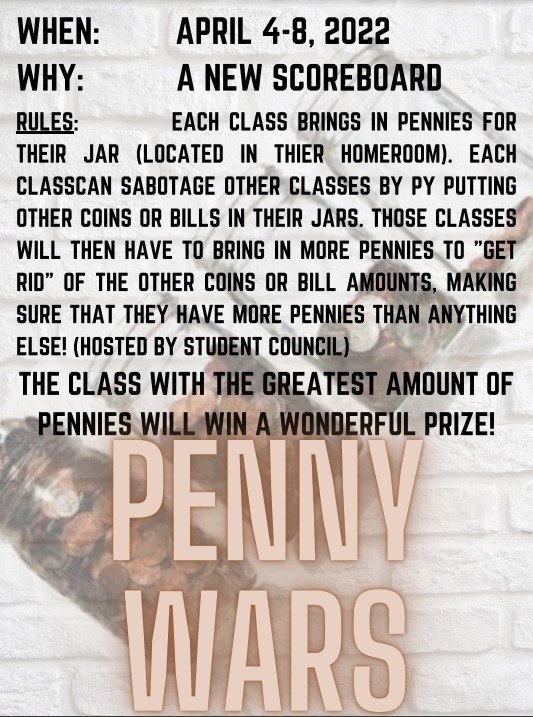 penny war flyer and information